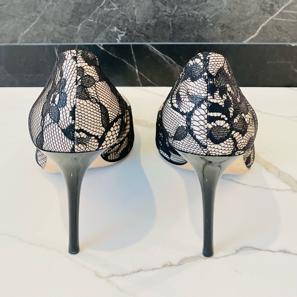 Brian Atwood Malika Lace Pumps - Picture 5 of 8